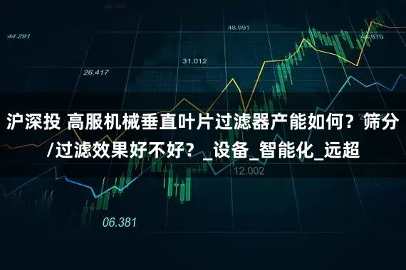 沪深投 高服机械垂直叶片过滤器产能如何？筛分/过滤效果好不好？_设备_智能化_远超